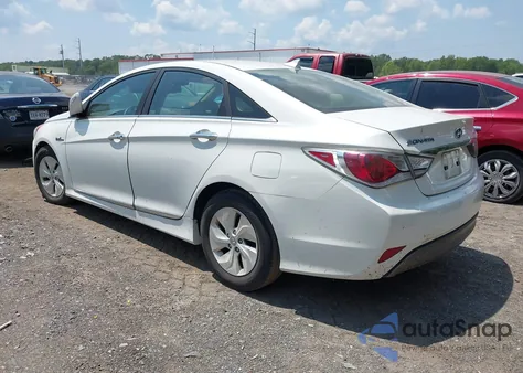 2013 Hyundai Sonata Hybrid from USA, damaged, VIN KMHEC4A44DA098631